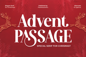 Related font ADVENT PASSAGE