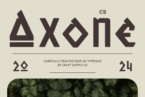 Related font CS Axone
