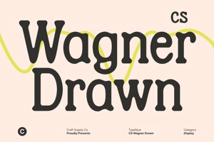 Related font CS Wagner Drawn