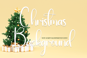 Related font Christmas Background
