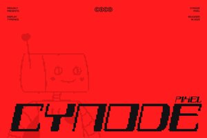 Related font Cynode Pixel