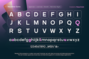 Related font TBJ Neuetra Sans Font Family
