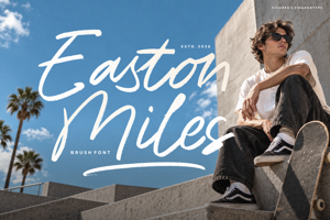 Related font Easton Miles