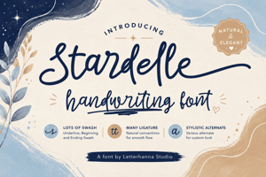 Related font Stardelle