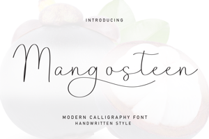 Related font Mangosteen