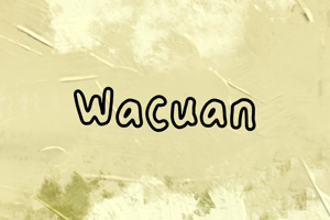 Related font w Wacuan