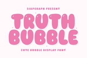 Related font Truth Bubble