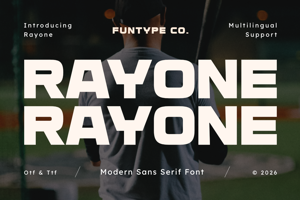 Related font Rayone
