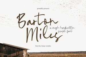 Related font Barton Miles