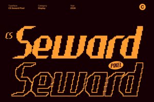Related font CS Seward Pixel