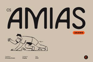 Related font CS Amias Drawn