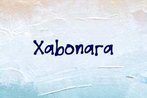 Related font x  Xabonara