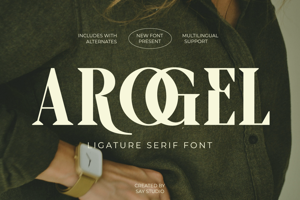Related font Arogel DEMO
