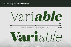 Related font Mount Sagilite