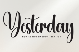 Related font Yesterday