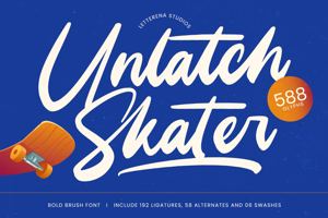 Related font Unlatch Skater VERSION