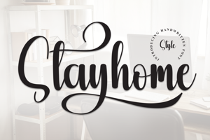 Related font Stayhome