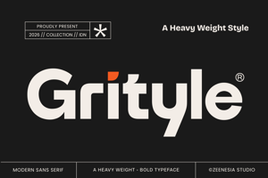 Related font Grityle