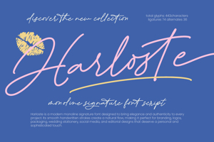 Related font Harloste