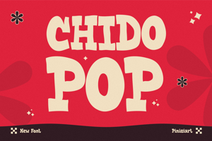 Related font Chido - Pop