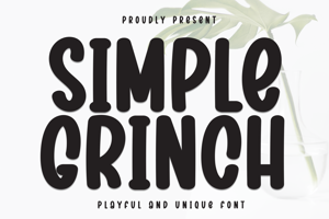Related font Simple Grinch