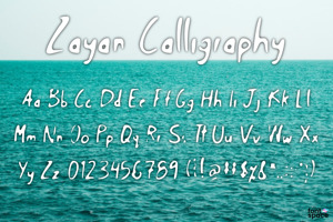Zayan Calligraphy Font