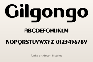 Related font Gilgongo