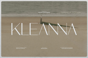 Related font Kleanna