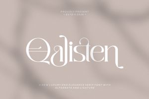 Related font Qalisten