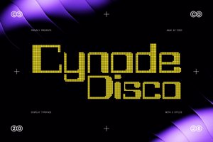 Related font Cynode Disco