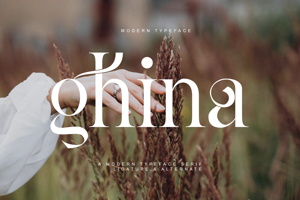 Related font Ghina