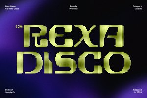 Related font CS Rexa Disco