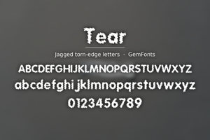 Related font Tear