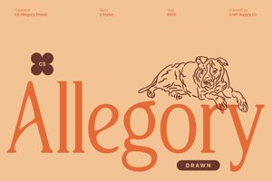 Related font CS Allegory Drawn