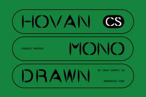 CS Hovan Mono Drawn