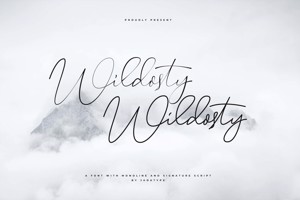 Related font Wildosty