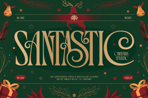 Related font Santastic