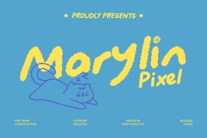 Related font CS Marylin Pixel