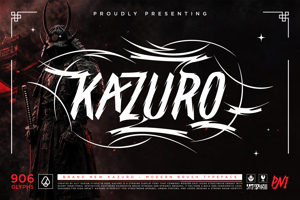 Related font Kazuro