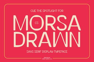 Related font CS Morsa Drawn