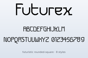Related font Futurex