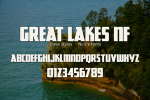 Related font Great Lakes NF