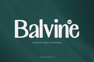 Related font Balvine Blur