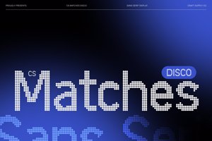 Related font CS Matches Disco