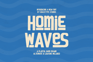 Related font Homie Waves