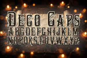 Related font Deco Caps