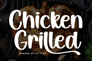 Related font Chicken Grilled