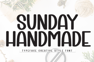 Related font Sunday Handmade