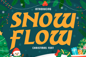 Related font Snow Flow