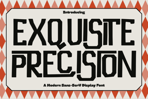 Related font Exquisite Precision